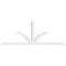 Ekena Millwork Richland Architectural Grade PVC Gable Bracket, 96"W x 36"H x 4"D x 4"F, 9/12 Pitch GBP096X36X0404RIC00 - alternate 4